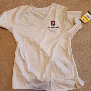 WonderWink Cream Kids Top